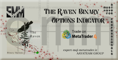 ربات معامله گر خودکار و استراتژی ساز The Raven Binary Options Indicator متاتریدر 4 فارکس سایت mql5.com