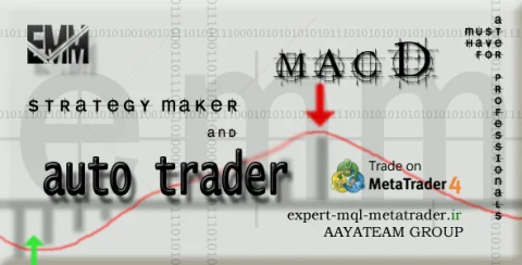 ربات معامله گر خودکار و استراتژی ساز مکدی (MACD) متاتریدر 4 فارکس